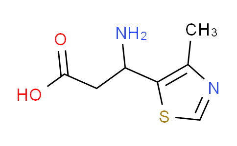 CAS No. 1507812-87-4, 3-Amino-3-(4-methyl-5-thiazolyl)propionic Acid