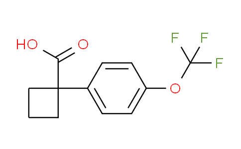 CAS No. 151157-53-8, 1-[4-(Trifluoromethoxy)phenyl]cyclobutanecarboxylic Acid