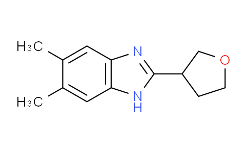 CAS No. 1249192-83-3, 5,6-Dimethyl-2-(tetrahydrofuran-3-yl)-1H-benzo[d]imidazole