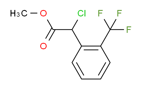 CAS No. 1250584-13-4, Methyl 2-chloro-2-(2-(trifluoromethyl)phenyl)acetate