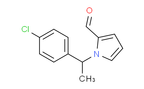 CAS No. 1250834-09-3, 1-(1-(4-Chlorophenyl)ethyl)-1H-pyrrole-2-carbaldehyde