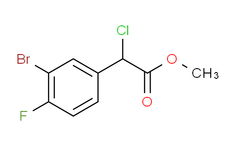 CAS No. 1251208-19-1, Methyl 2-(3-bromo-4-fluorophenyl)-2-chloroacetate