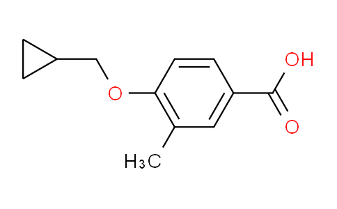 CAS No. 1252903-16-4, 4-(Cyclopropylmethoxy)-3-methylbenzoic Acid