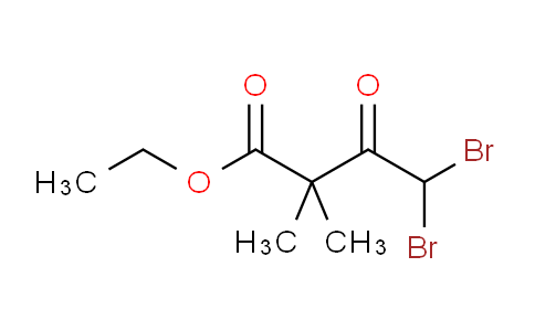 CAS No. 151556-85-3, Ethyl 4,4-dibromo-2,2-dimethyl-3-oxobutanoate