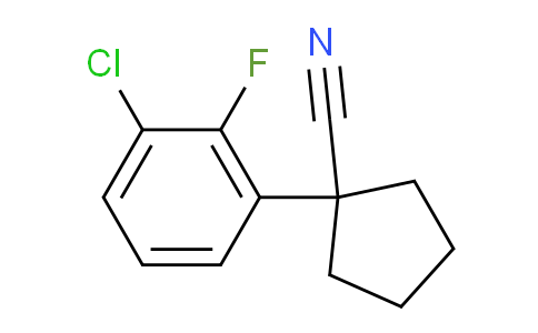 CAS No. 1260654-34-9, 1-(3-Chloro-2-fluorophenyl)cyclopentanecarbonitrile