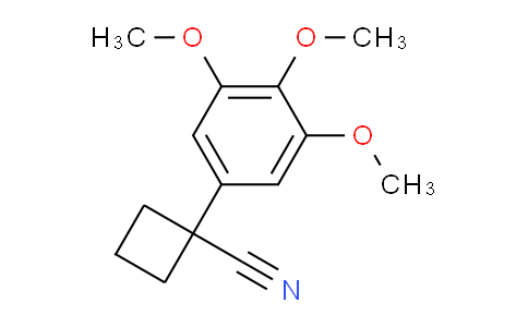 CAS No. 1260656-97-0, 1-(3,4,5-Trimethoxyphenyl)cyclobutanecarbonitrile