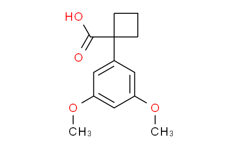 CAS No. 1260666-79-2, 1-(3,5-Dimethoxyphenyl)cyclobutanecarboxylic Acid