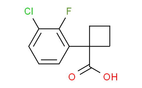 CAS No. 1260751-97-0, 1-(3-Chloro-2-fluorophenyl)cyclobutanecarboxylic Acid