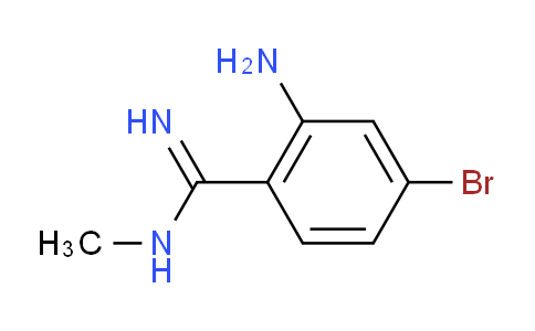 CAS No. 1260752-02-0, 2-Amino-4-bromo-N-methylbenzimidamide