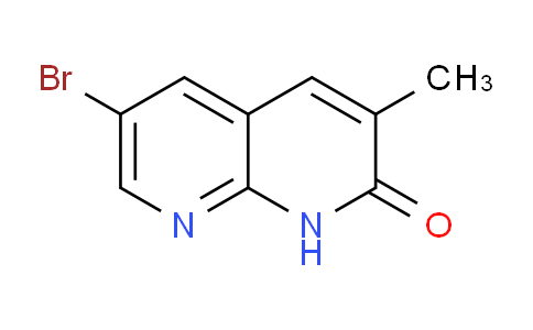 CAS No. 1260779-60-9, 6-Bromo-3-methyl-1,8-naphthyridin-2(1H)-one