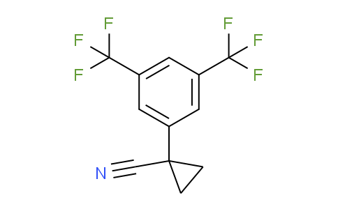 CAS No. 1260786-06-8, 1-[3,5-Bis(trifluoromethyl)phenyl]cyclopropanecarbonitrile