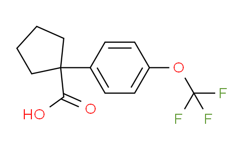 CAS No. 1260787-73-2, 1-[4-(Trifluoromethoxy)phenyl]cyclopentanecarboxylic Acid
