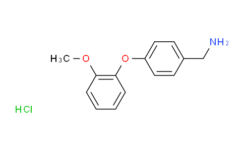 CAS No. 1169974-82-6, 4-(2-METHOXYPHENOXY)BENZYLAMINE HCL