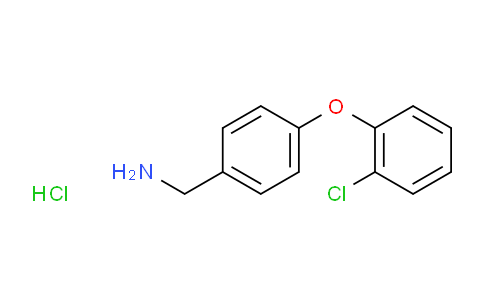 CAS No. 1170147-57-5, 4-(2-CHLOROPHENOXY)BENZYLAMINE HCL
