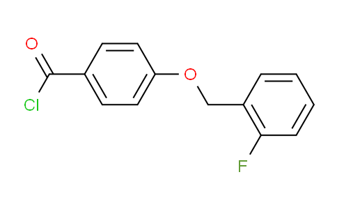 CAS No. 1160249-64-8, 4-((2-Fluorobenzyl)oxy)benzoyl chloride