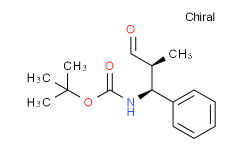 CAS No. 1372973-13-1, (2S,3S)-3-(BOC-AMINO)-2-METHYL-3-PHENYLPROPANALDEHYDE