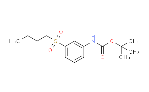 CAS No. 1373232-46-2, t-Butyl N-[3-(butane-1-sulfonyl)phenyl]carbamate