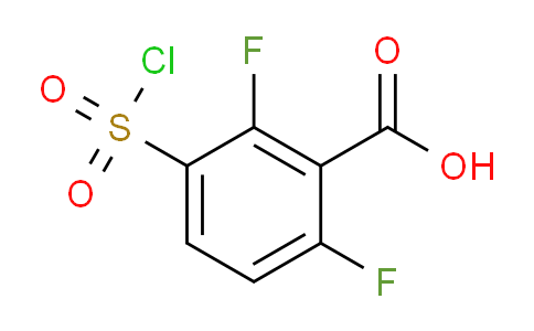 CAS No. 142576-91-8, 3-(Chlorosulfonyl)-2,6-difluorobenzoic Acid