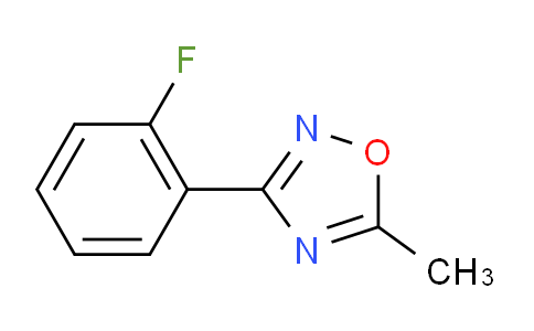 CAS No. 1426958-50-0, 3-(2-Fluorophenyl)-5-methyl-1,2,4-oxadiazole