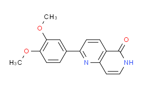 CAS No. 1443286-91-6, 2-(3,4-Dimethoxyphenyl)-1,6-naphthyridin-5(6H)-one