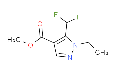 CAS No. 1443287-95-3, Methyl 5-(difluoromethyl)-1-ethyl-1H-pyrazole-4-carboxylate