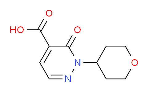 CAS No. 1443289-09-5, 3-Oxo-2-(tetrahydro-2H-pyran-4-yl)-2,3-dihydropyridazine-4-carboxylic acid