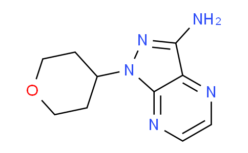 CAS No. 1443289-44-8, 1-(Tetrahydro-2H-pyran-4-yl)-1H-pyrazolo[3,4-b]pyrazin-3-amine