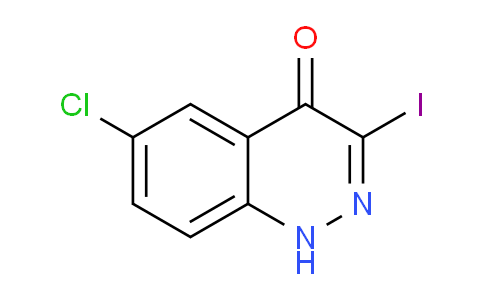 CAS No. 1443292-33-8, 6-Chloro-3-iodocinnolin-4(1H)-one