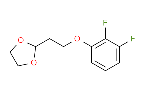 CAS No. 1443303-99-8, 2-(2-(2,3-Difluorophenoxy)ethyl)-1,3-dioxolane