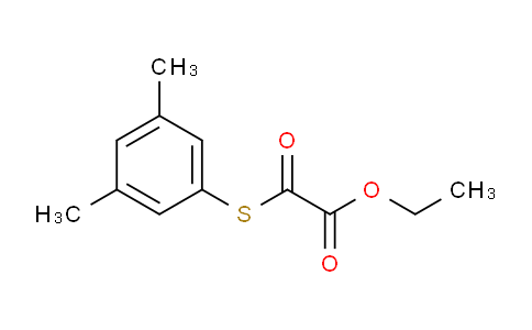 CAS No. 1443309-60-1, Ethyl 2-((3,5-dimethylphenyl)thio)-2-oxoacetate