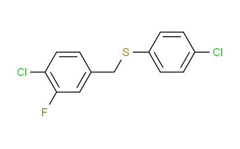CAS No. 1443311-99-6, (4-Chloro-3-fluorobenzyl)(4-chlorophenyl)sulfane