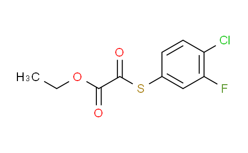 DY810750 | 1443312-64-8 | Ethyl 2-((4-chloro-3-fluorophenyl)thio)-2-oxoacetate