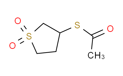 CAS No. 201990-25-2, S-(1,1-Dioxothiolan-3-yl) ethanethioate