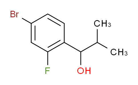 CAS No. 1332651-40-7, 1-(4-Bromo-2-fluorophenyl)-2-methyl-1-propanol
