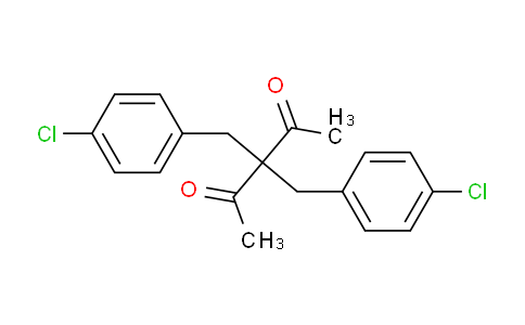 CAS No. 130745-77-6, 3,3-Bis(4-chlorobenzyl)pentane-2,4-dione