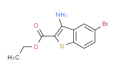 CAS No. 1308649-79-7, Ethyl 3-amino-5-bromobenzo[b]thiophene-2-carboxylate