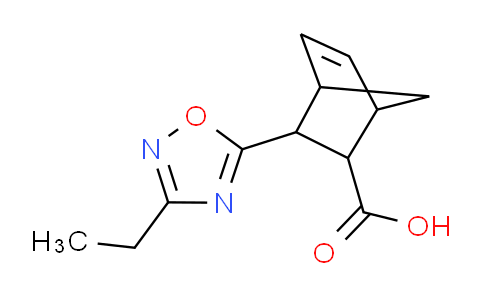 CAS No. 1259066-17-5, 3-(3-Ethyl-1,2,4-oxadiazol-5-yl)bicyclo[2.2.1]hept-5-ene-2-carboxylic acid