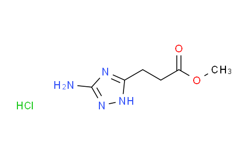 CAS No. 1259516-86-3, Methyl 3-(3-amino-1H-1,2,4-triazol-5-yl)propanoate hydrochloride