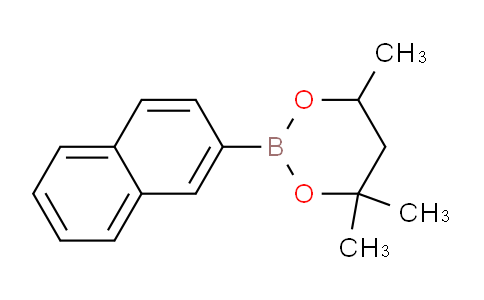 CAS No. 1260068-92-5, 4,4,6-Trimethyl-2-(naphthalen-2-yl)-1,3,2-dioxaborinane