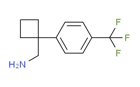 CAS No. 1086379-25-0, 1-[4-(Trifluoromethyl)phenyl]cyclobutanemethanamine
