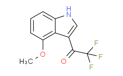 CAS No. 1086393-41-0, 2,2,2-Trifluoro-1-(4-methoxy-3-indolyl)ethanone