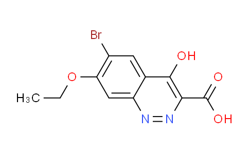 CAS No. 1041853-22-8, 6-Bromo-7-ethoxy-4-hydroxycinnoline-3-carboxylic acid