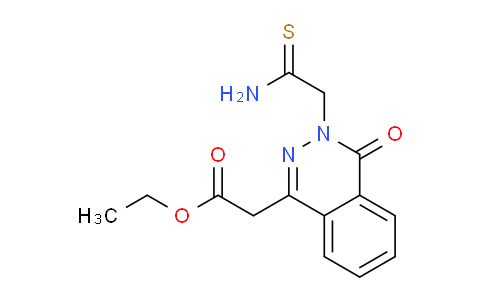 DY810818 | 131666-72-3 | Ethyl 2-(3-(2-amino-2-thioxoethyl)-4-oxo-3,4-dihydrophthalazin-1-yl)acetate