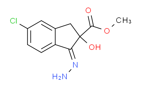 CAS No. 144172-26-9, Methyl 5-chloro-1-hydrazono-2-hydroxy-2,3-dihydro-1H-indene-2-carboxylate