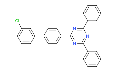 CAS No. 1443049-84-0, 2-(3'-Chloro-[1,1'-biphenyl]-4-yl)-4,6-diphenyl-1,3,5-triazine