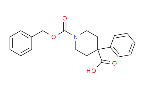 CAS No. 181641-61-2, 1-(BENZYLOXYCARBONYL)-4-PHENYLPIPERIDINE-4-CARBOXYLIC ACID