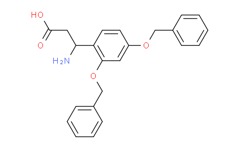 CAS No. 1820648-21-2, 3-Amino-3-[2,4-bis(benzyloxy)phenyl]propanoic Acid