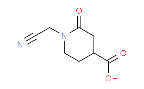 CAS No. 2006278-29-9, 1-(Cyanomethyl)-2-oxopiperidine-4-carboxylic Acid