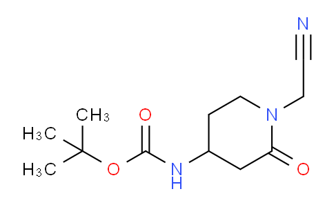 CAS No. 2006278-34-6, 4-(Boc-amino)-1-(cyanomethyl)-2-piperidinone