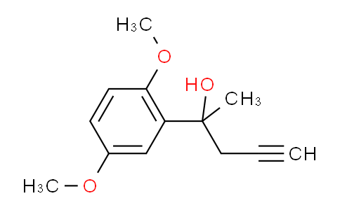 CAS No. 2006278-41-5, 2-(2,5-Dimethoxyphenyl)-4-pentyn-2-ol